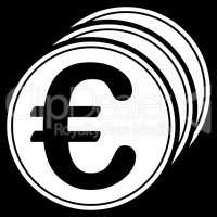Euro coins icon