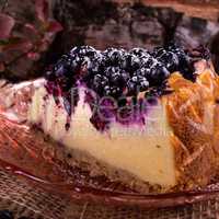 Cheesecake blueberries