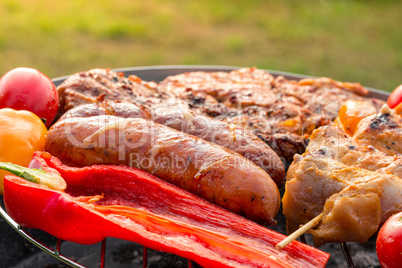 grilled sausage