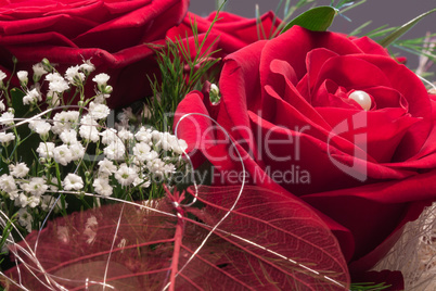 Rote Rosen zum Valentinstag