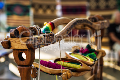 Weaving Loom and thread of yarn