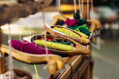 Weaving Loom and thread of yarn