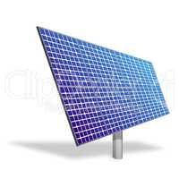 Solar panel for alternative energy isolated on white. Ecological power.