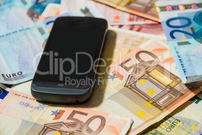 Phone and money