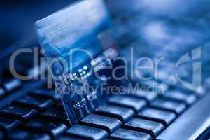 Online banking with credit card