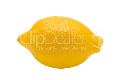 Lemon isolated over white with clipping path