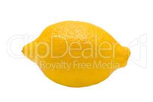 Lemon isolated over white with clipping path