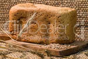 Fresh wheat bread