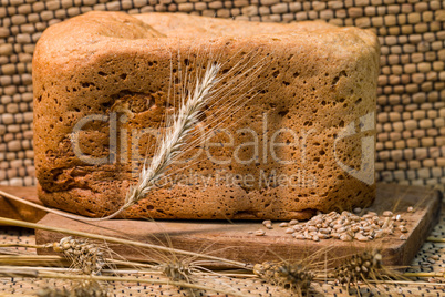Fresh wheat bread