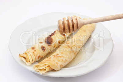 Pancake isolated on white