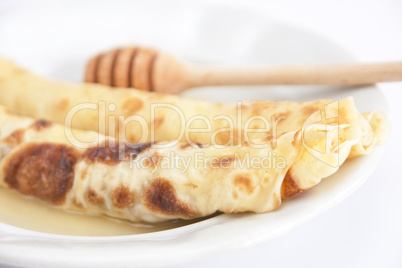 Pancake isolated on white