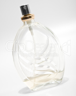 Parfume bottle isolated on white