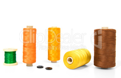 Thread isolated on a white background