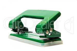 Puncher isolated on white. Office tool.