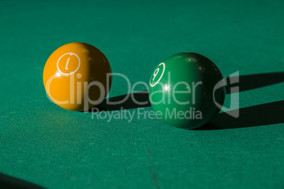 Eight balls billiards