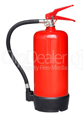 Fire-extinguisher isolated with clipping path