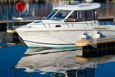 White yacht