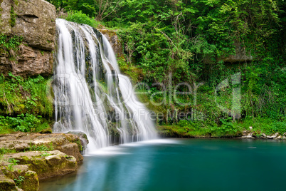 Waterfall in nature