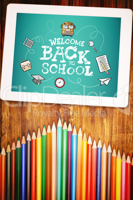 Composite image of back to school