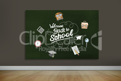 Composite image of back to school