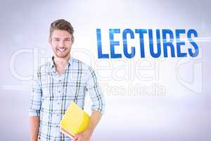 Lectures against grey background