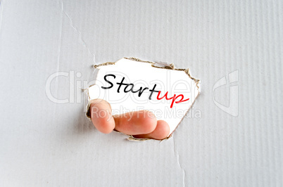 Startup Text Concept