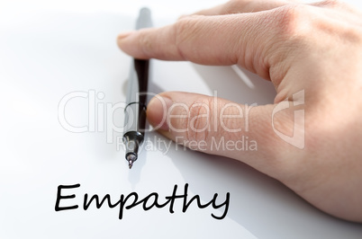 Empathy Text Concept