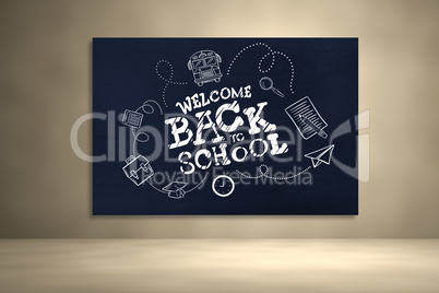 Composite image of back to school