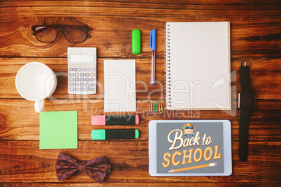 Composite image of back to school