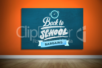 Composite image of back to school