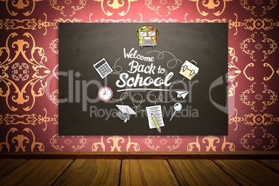 Composite image of back to school