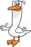 goose farm animal cartoon