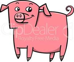 pig farm animal cartoon