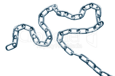 Chain On White