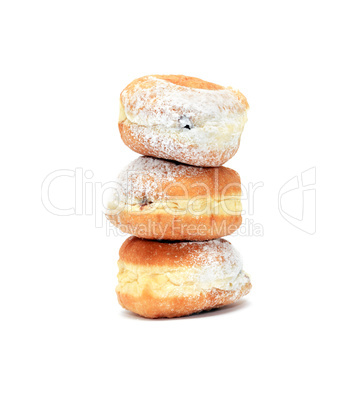 Doughnuts On White