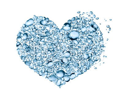 Water Drops Heart