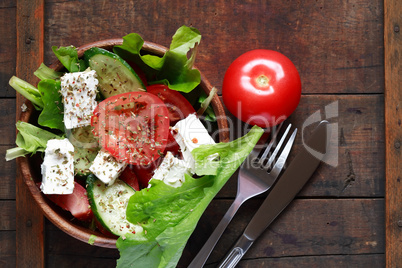 Salad With Feta Cheese