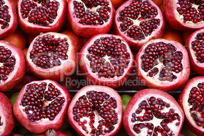 Pomegranates Background