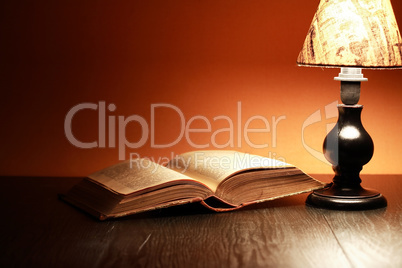 Lamp And Book