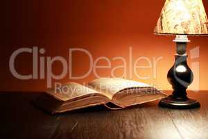 Lamp And Book