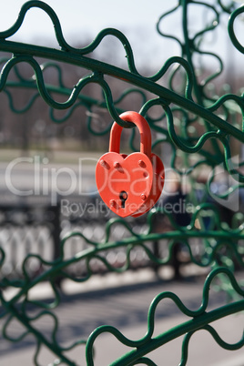 Padlock As Heart