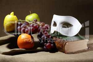 Mask And Fruits
