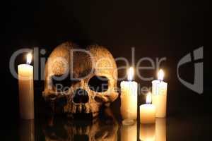 Skull And Candles