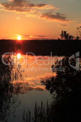 Sunset At The Lake