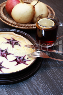 Cheesecake And Fruits