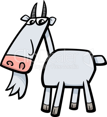goat farm animal illustration