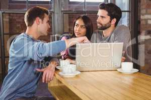 Group of friends enjoying a coffee