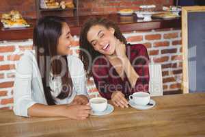 Female friends having coffee