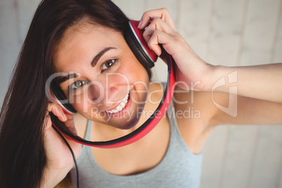 Pretty hipster listening to music