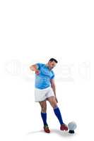 Rugby player ready to kick